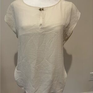 Elegant Cream Women's Top